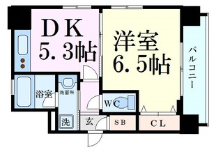 エステムコート大阪新町の物件間取画像